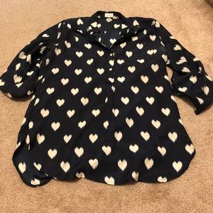 Stitch Fix Pixley Heart Pattern Top